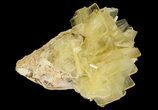 Yellow Barite Crystal Cluster - Peru #64134-4